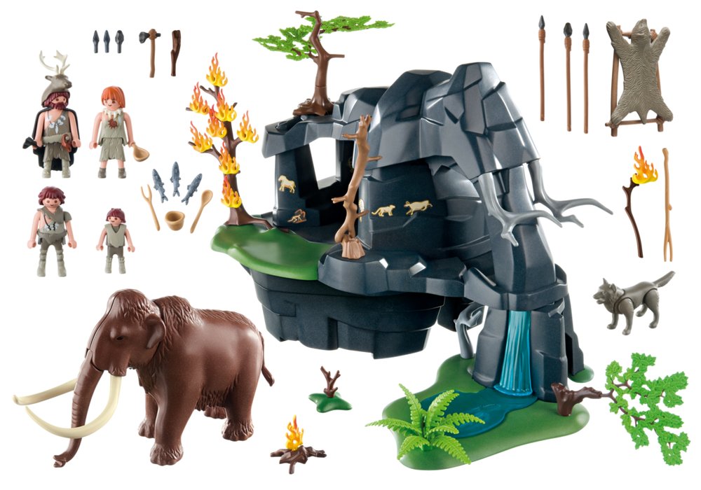 Stone Age Cave with Mammoth – box_back