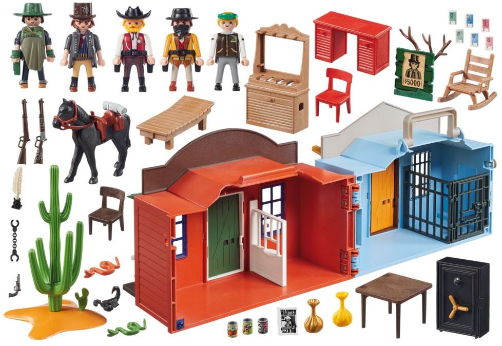 Take Along Western City – box_back