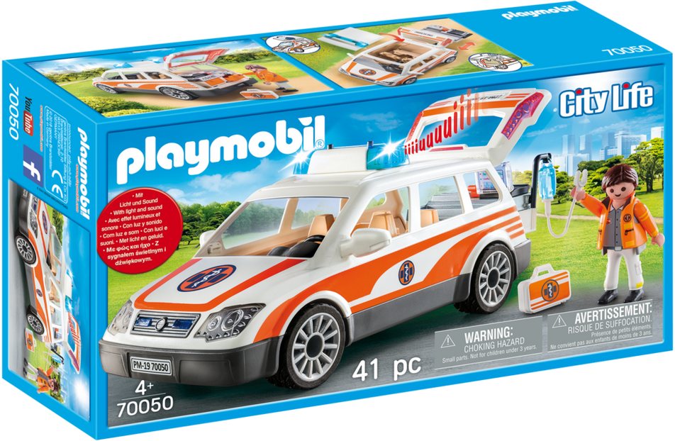 Emergency Car with Siren – box_front