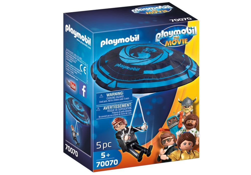 PLAYMOBIL:THE MOVIE Rex Dasher with Parachute – box_front