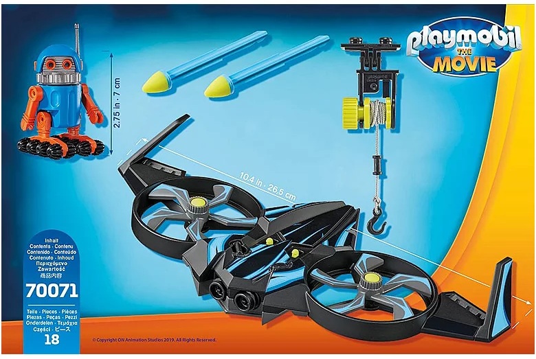 PLAYMOBIL:THE MOVIE Robotitron with Drone – extra