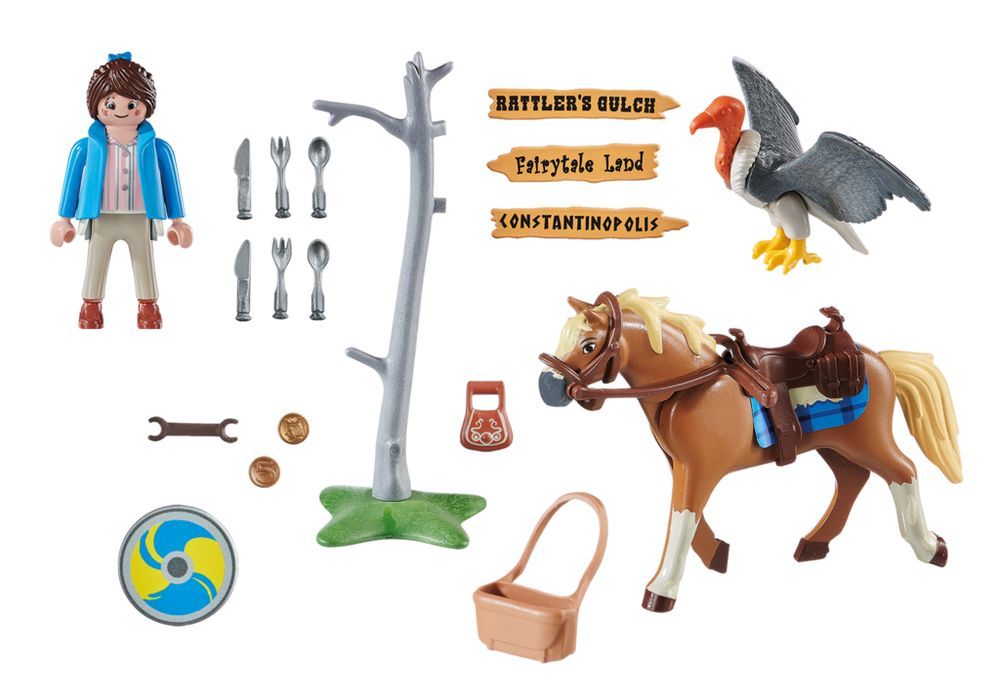 PLAYMOBIL:THE MOVIE Marla with Horse – box_back