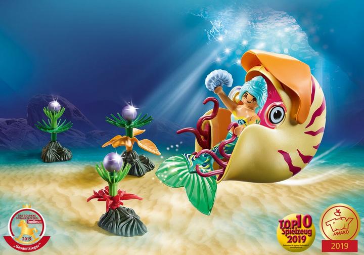 Mermaid with Sea Snail Gondola