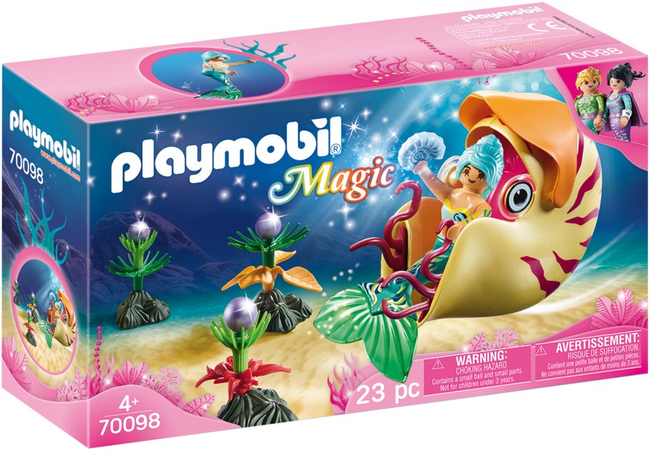 Mermaid with Sea Snail Gondola – box_front