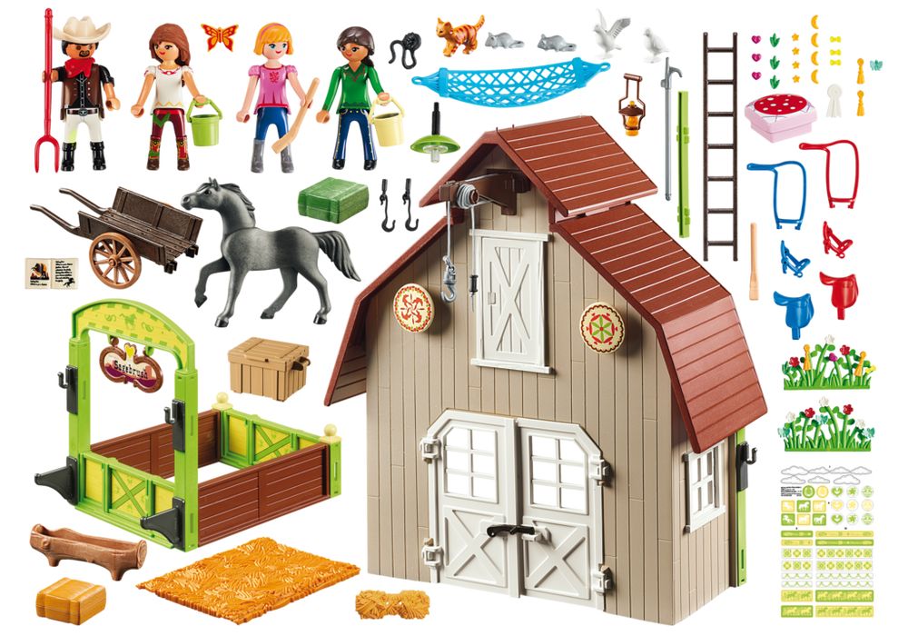 Barn with Lucky, Pru and Abigail – box_back
