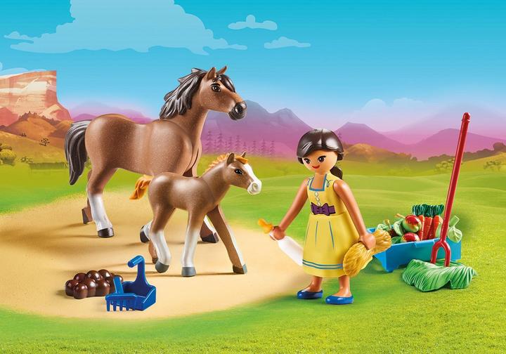 Pru with Horse and Foal