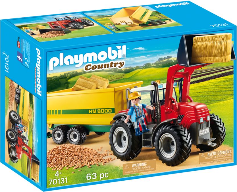 Tractor with Feed Trailer – box_front