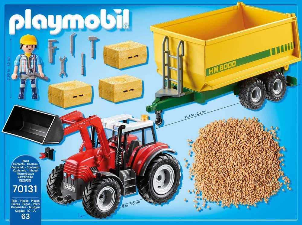 Tractor with Feed Trailer – extra