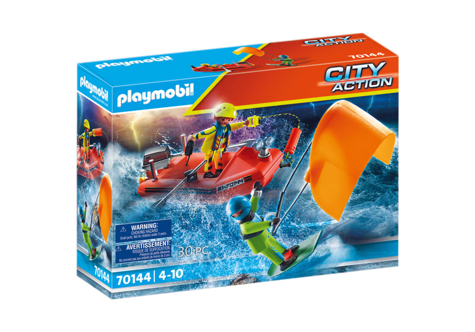 Kitesurfer Rescue with Speedboat – box_front