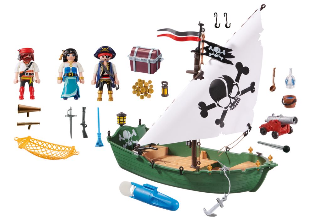 Pirate Ship with Underwater Motor – box_back