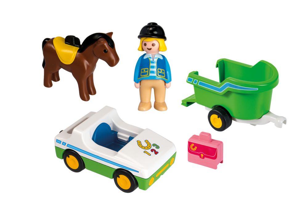 Car with Horse Trailer – box_back