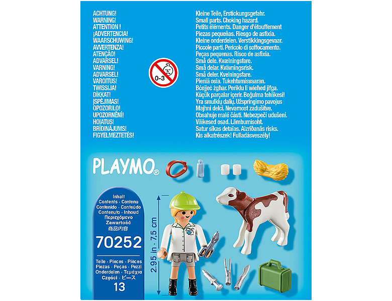 Vet with calf – extra