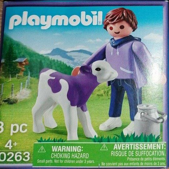 Milka Man with Calf