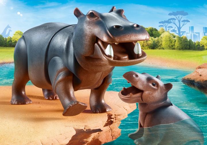 Hippo with Calf