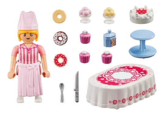 Baker with Dessert Table – box_back