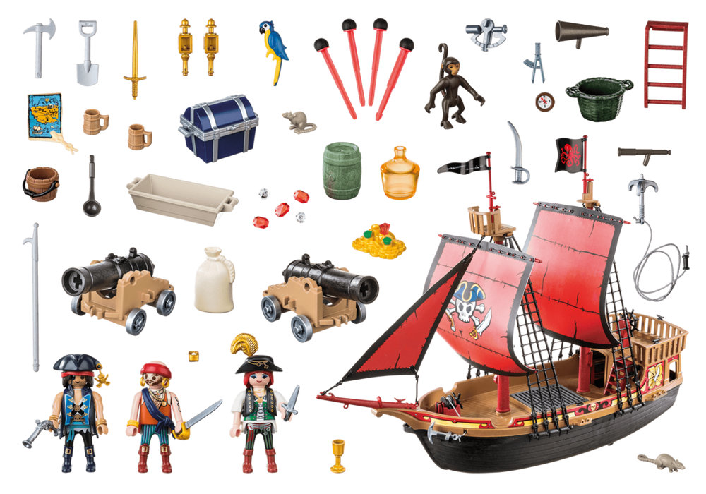 Skull Pirate Ship – box_back