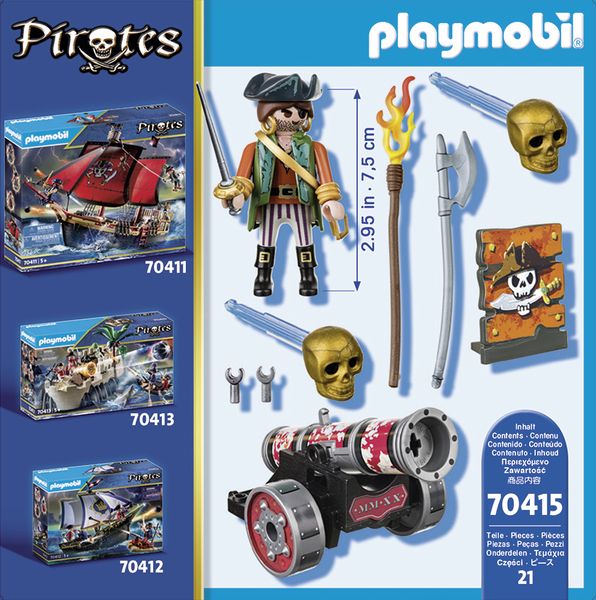 Pirate with Cannon – extra