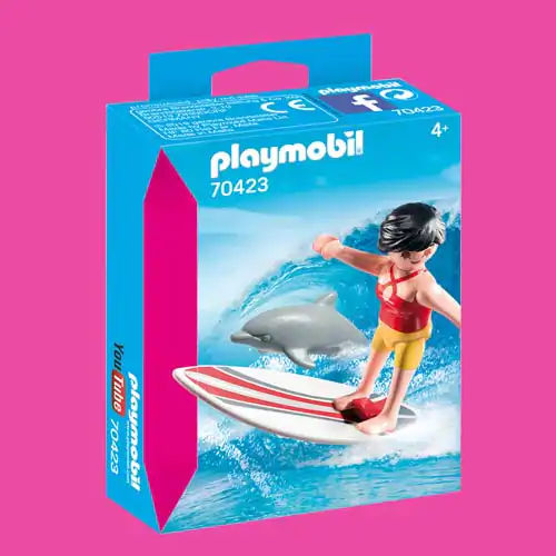 Surfer with Surf Board (also see 5372 for equivalent)