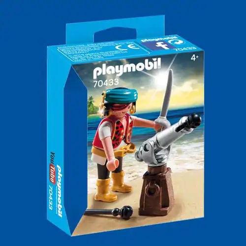 Pirate with Cannon (also see 5378 for equivalent)