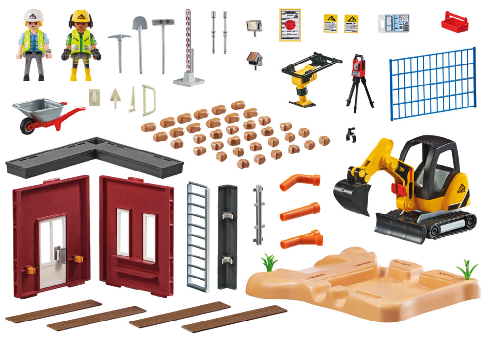 Mini Excavator with Building Section – box_back