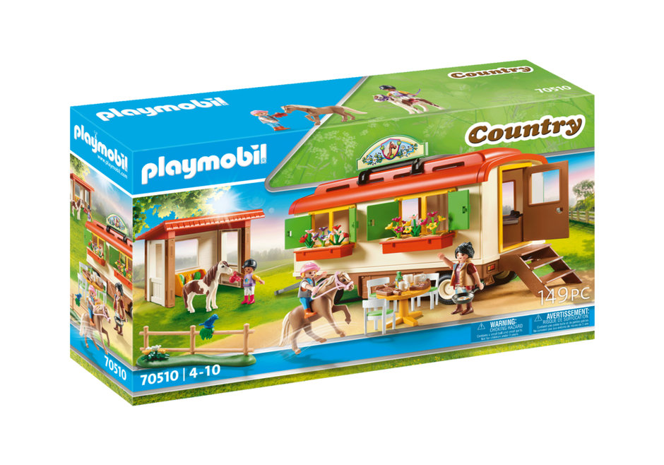 Pony Shelter with Mobile Home – box_front