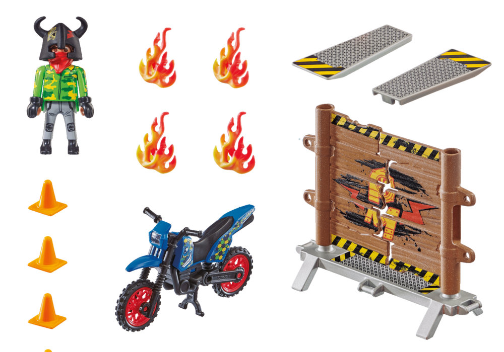 Stunt Show Motocross with Fiery Wall – box_back
