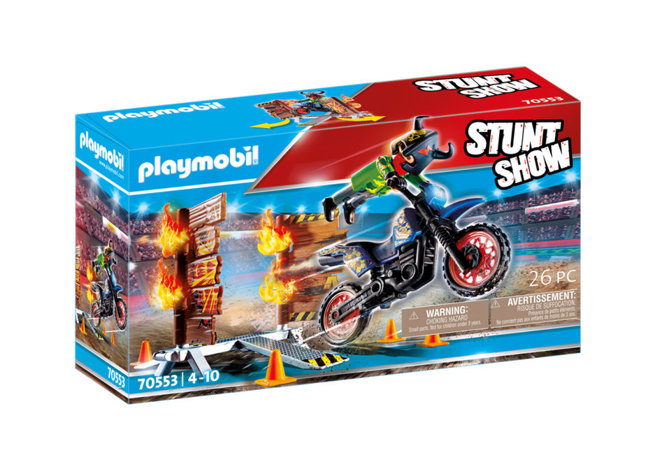 Stunt Show Motocross with Fiery Wall – box_front