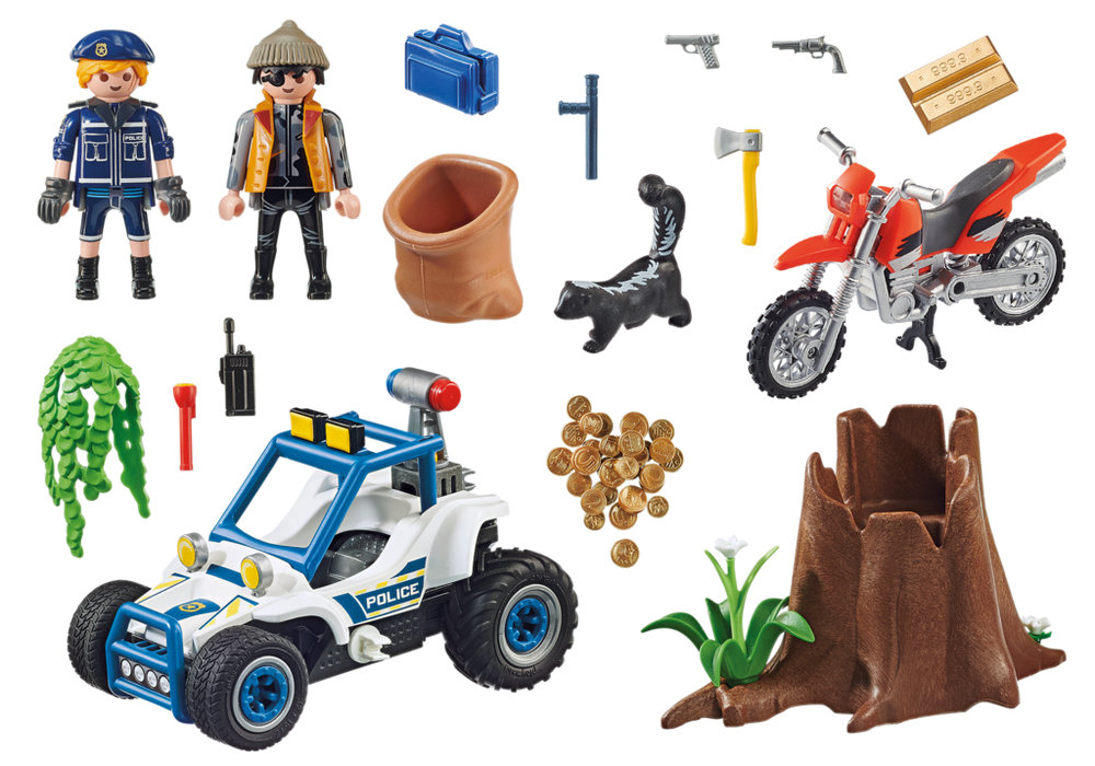 Police Off-Road Car with Jewel Thief – box_back