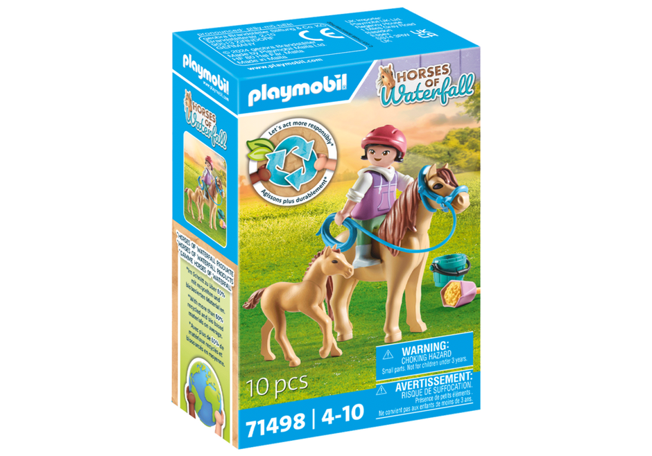 Child with Pony and foal – box_front