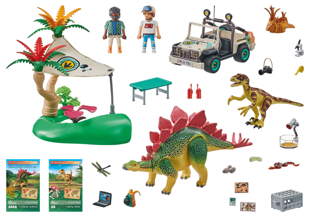 Research camp with dinos – box_back