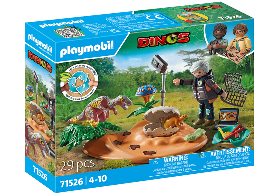 Stegosaurus nest with egg thief – box_front